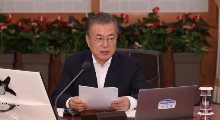 Moon calls DMZ meeting end to N. Korea-US hostile relations