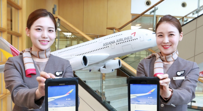 Asiana adopts smart work platform for cabin crew