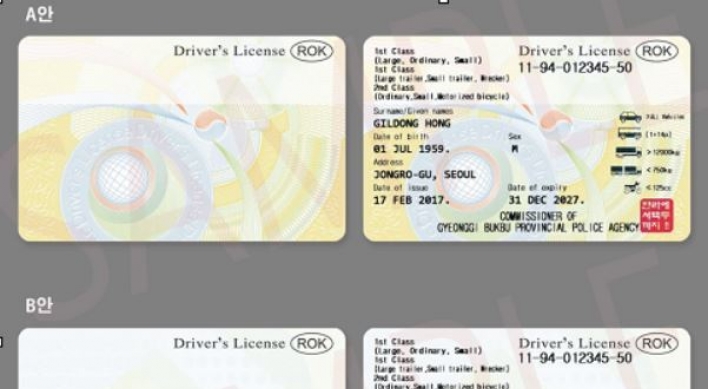 Driver’s license to include English info