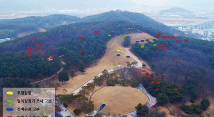 Baekje tomb remnants found in Gongju