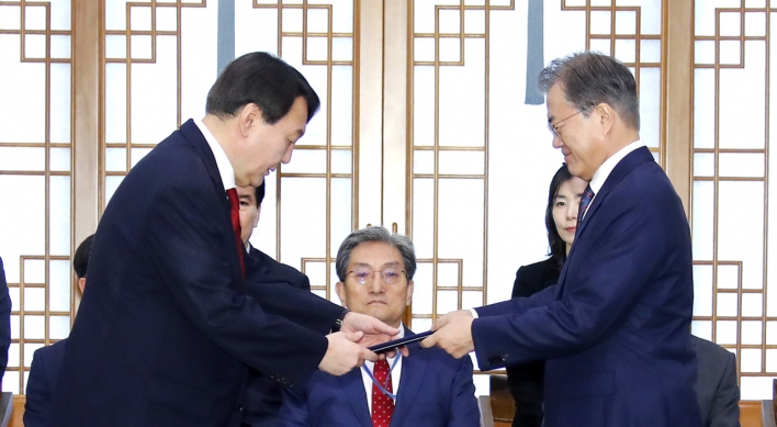 Moon calls for 'fundamental change' of state prosecution