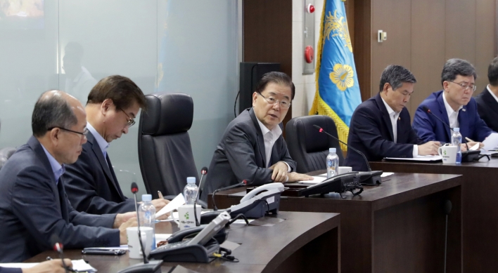 Cheong Wa Dae holds NSC meeting over NK projectiles