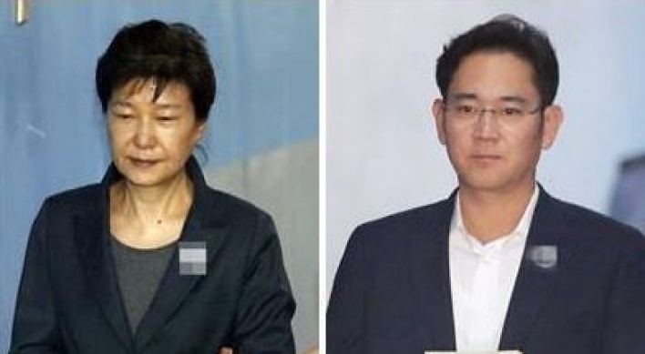 Chronology of major events leading to sentencing trial for ex-President Park, Samsung heir Lee