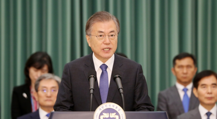 Moon appoints Cho as justice minister, stresses reform drive