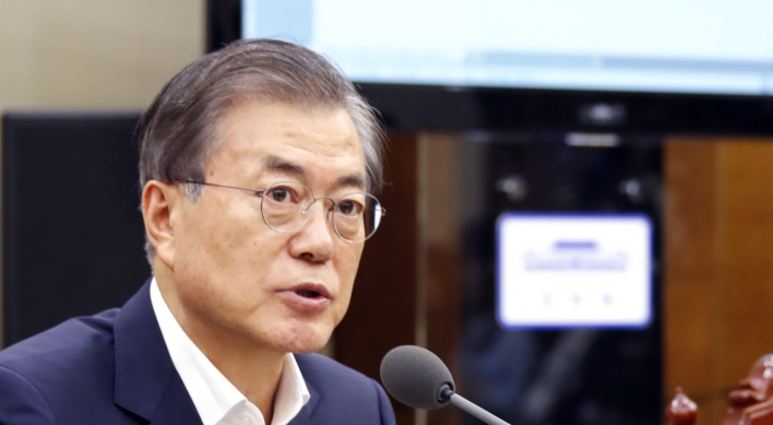 Moon stresses supporting US-NK dialogue