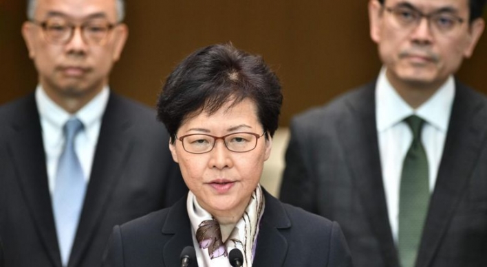 Hong Kong leader says public dialogue aimed at easing tensions to begin next week