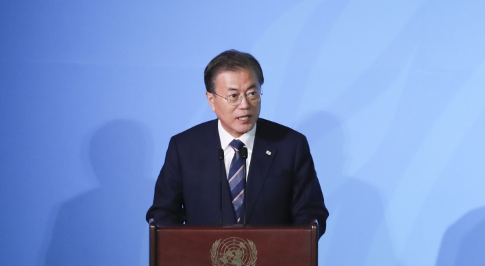 Moon highlights Korea’s environment actions, calls for cooperation on air pollution