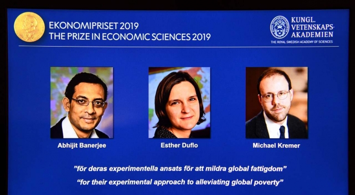US trio win Nobel Economics Prize for work on poverty