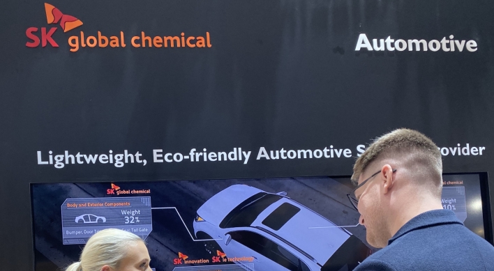 SK Global Chemical showcases eco-friendly materials at K Show 2019