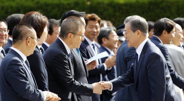 Moon stresses people’s role in democracy
