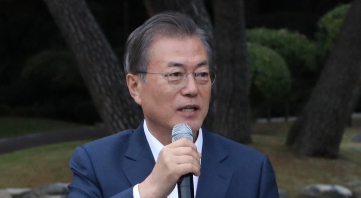 Moon says he ‘will not hurry’ in naming justice minister