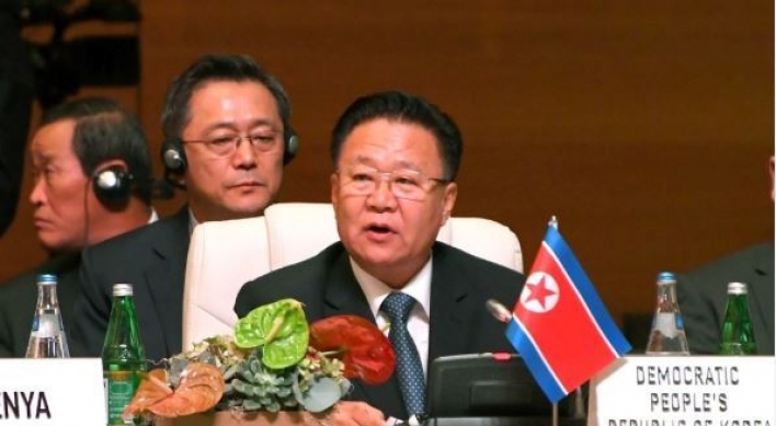 N. Korea's No. 2 urges US to drop hostile policy to move nuclear talks forward