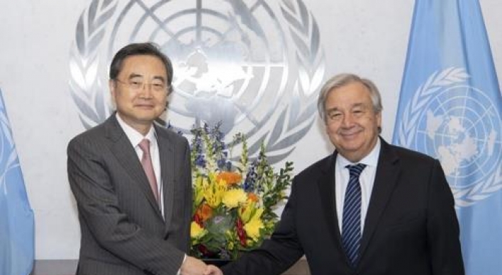 New S. Korean ambassador to UN vows to focus on Korea peace process