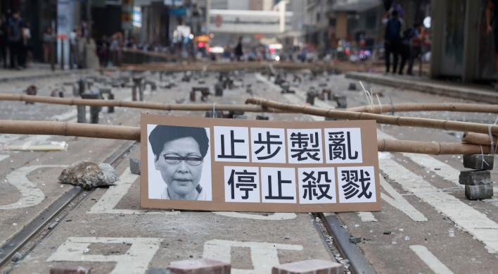 S. Korea calls for peaceful solution to Hong Kong protests