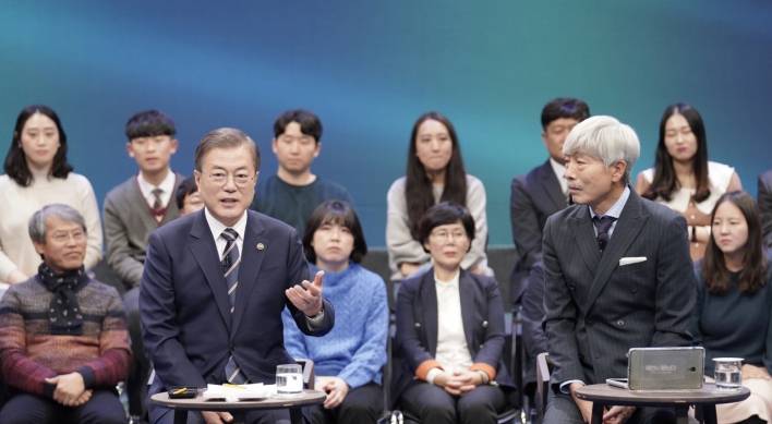 [Newsmaker] Moon’s televised town hall meeting draws mixed reactions