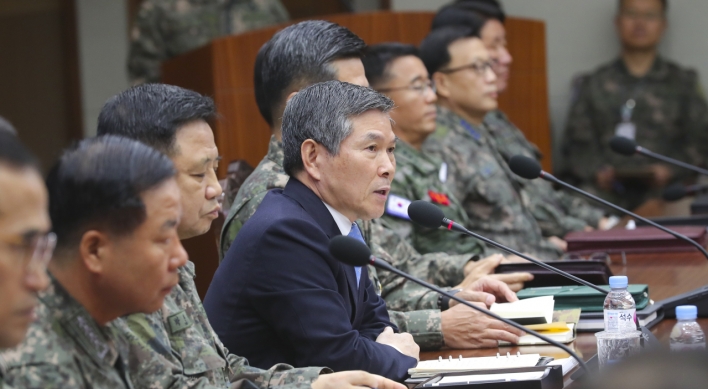 Defense chief calls for firm readiness posture against N. Korea