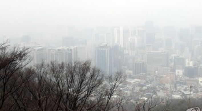 Ultrafine dust chokes Korea, cold spell expected late Wednesday