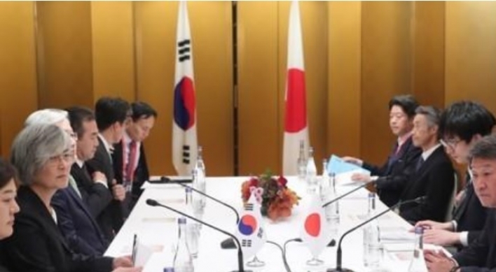 One-on-one talks between S. Korean, Japanese FMs in Spain seem unlikely: officials