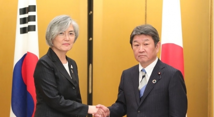 Top diplomats of S. Korea, Japan hold talks in Spain