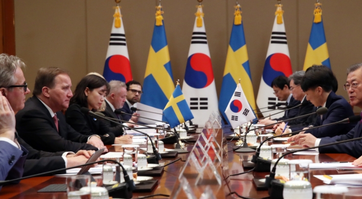 Korea, Sweden seek closer cooperation in economic, social issues