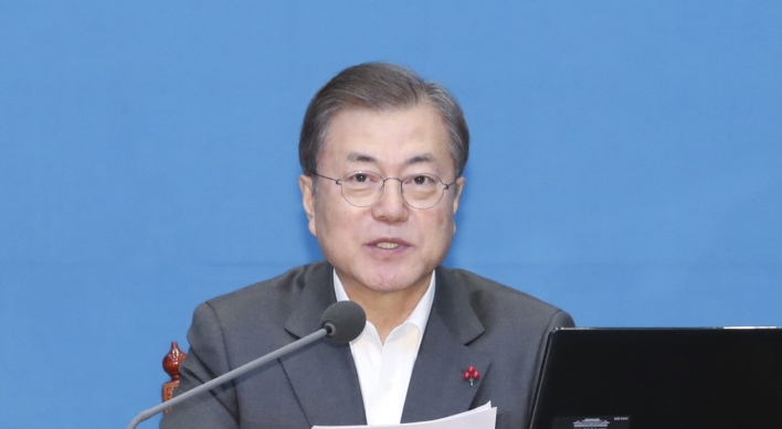 Moon vows results from reform drive in new year