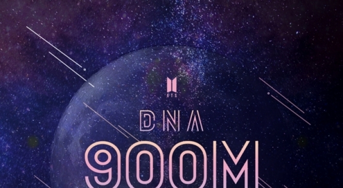 BTS' 'DNA' music video tops 900m YouTube views