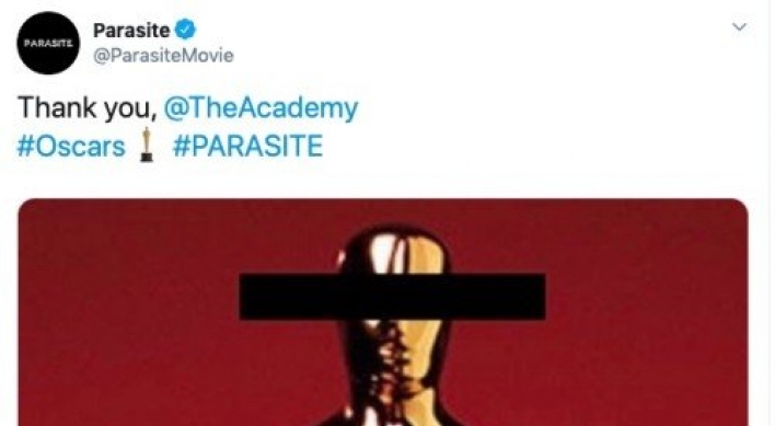 ‘Parasite’ Oscars have Twitter abuzz