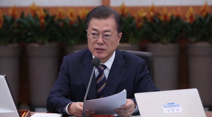 Moon urges 'special' economic policy measures against virus-caused 'emergency situations'