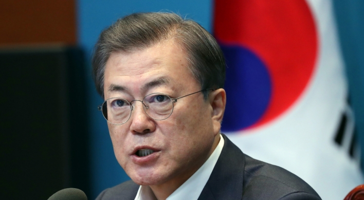 Moon calls for focus on battling COVID-19, economic impact