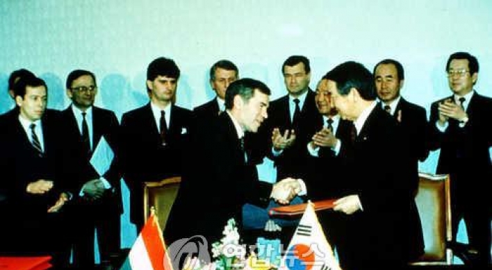 S. Korea provided $125m in loans to Hungary in 1989 for diplomatic relations