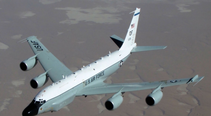 US again flies spy plane over Korean Peninsula