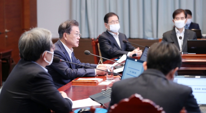 Moon says general election outcome reflects voters' hope for overcoming COVID-19 crisis