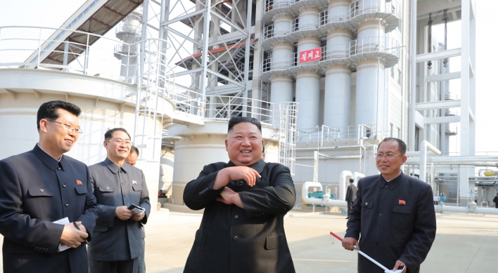 NK media touts fertilizer factory completion as first feat of 'frontal breakthrough' drive