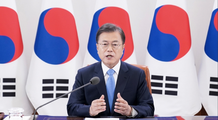 Moon says freedom-based cooperation behind S. Korea's anti-virus fight