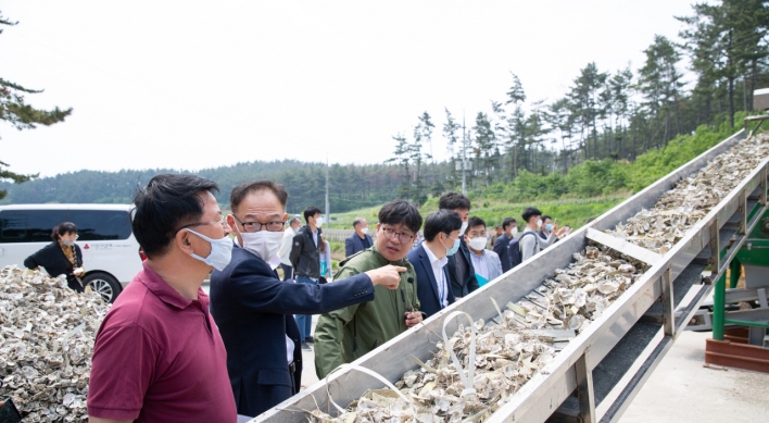 Korea Western Power recycles oyster shells to reduce fine dust