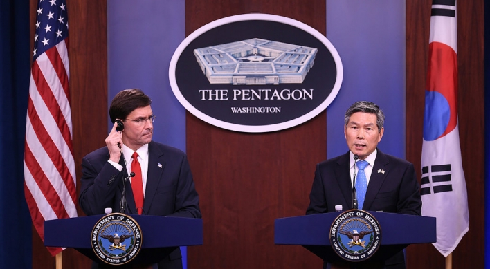 S. Korea, US pushing for defense ministers' videoconference next month