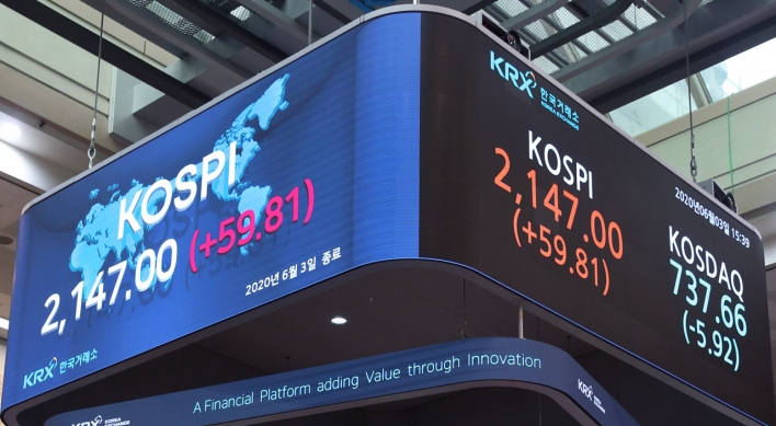 Kospi hits 3-month high in hopes of economic recovery