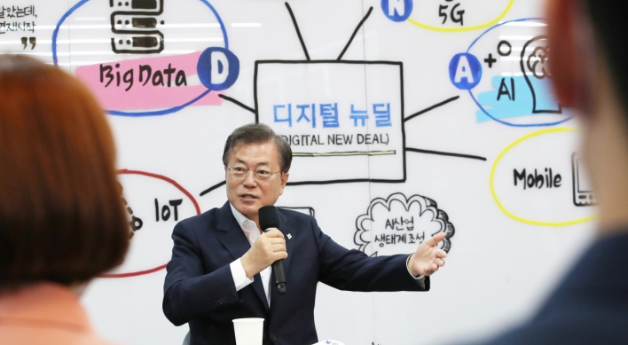 Moon says Digital New Deal is key to S. Korea's 'pacesetting' economy vision