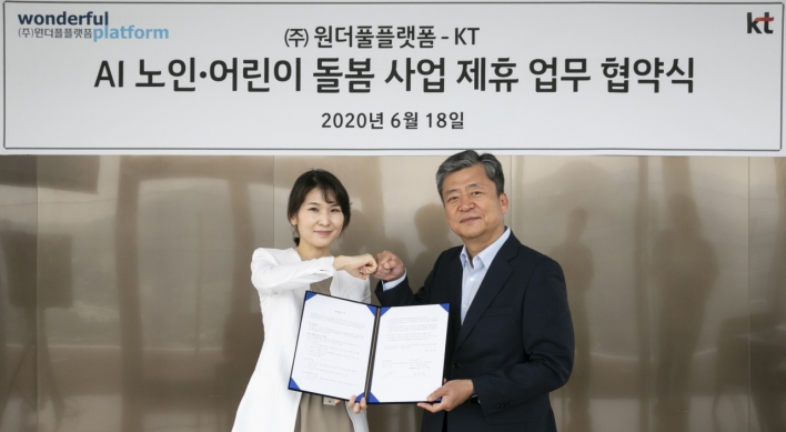 KT partners with Wonderful Platform on AI senior care services