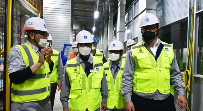 GM Korea CEO visits Changwon plant to monitor facility investment