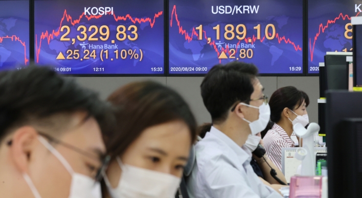 Seoul stocks extend winning streak to 2nd session on bargain hunting