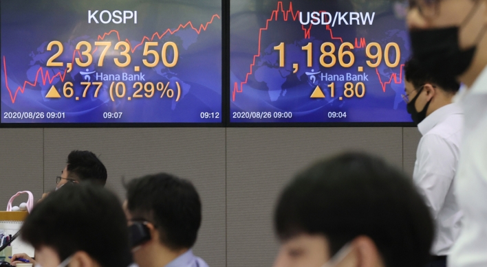 Seoul stocks open tad higher on Wall Street gains