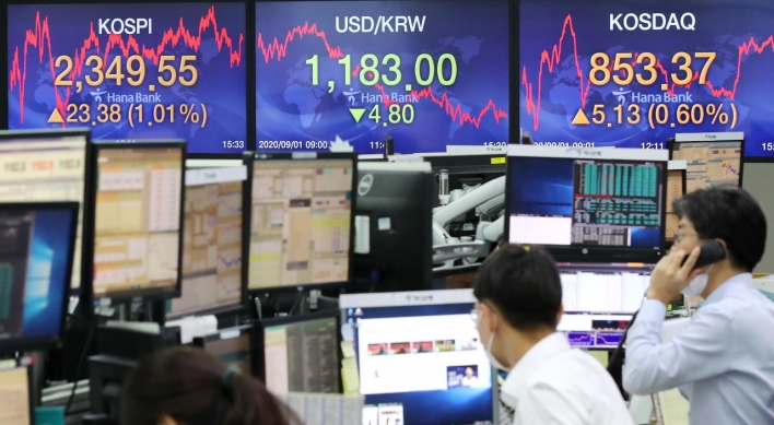 Seoul stocks rebound on bargain hunting, massive budget proposal