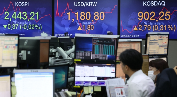 Seoul stocks open tad lower on profit-taking