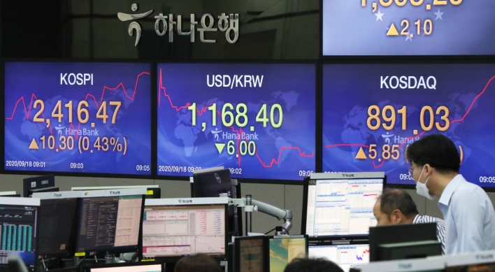 Seoul stocks open higher on battery, bio rebound