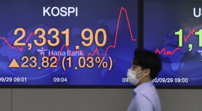 Seoul stocks extend winning streak to 3rd session on US stimulus hopes