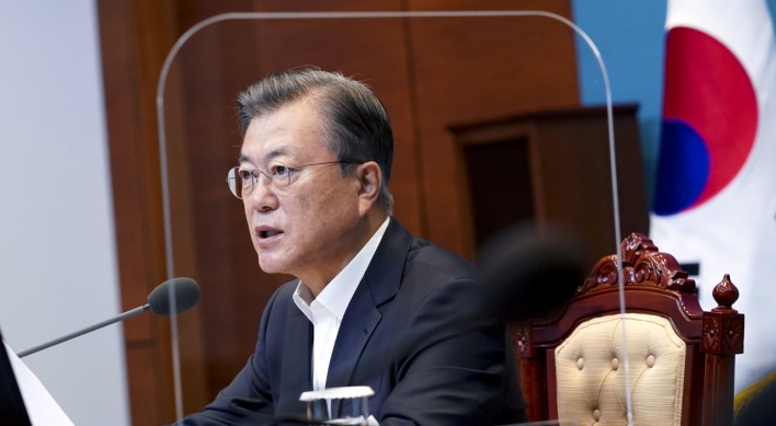 Moon pledges to nurture SMEs, startups as leaders of post-pandemic economy