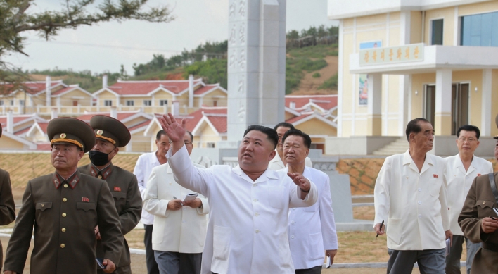 NK says it is recovering from typhoon damage on its own