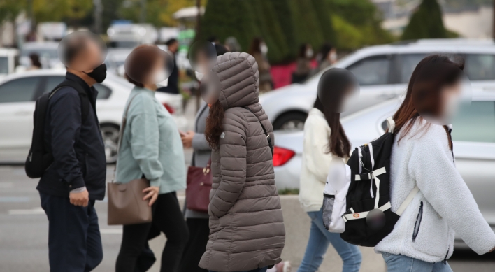 Seoul posts 6.6 C on coldest day this fall