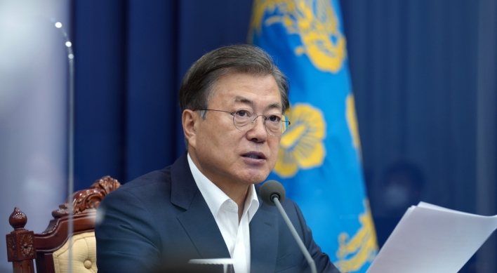 Moon says now is 'golden time' for economic recovery, calls for stimulating consumption